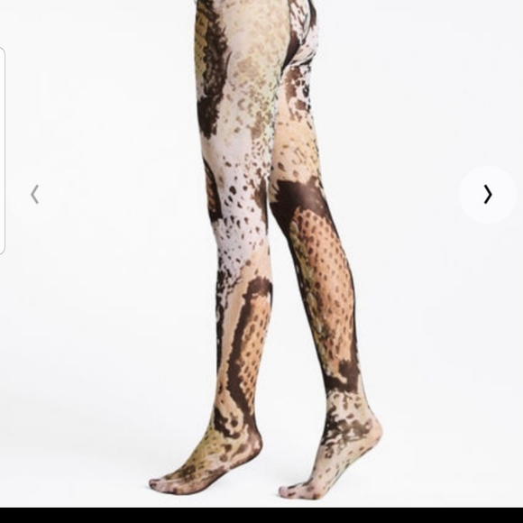 Wolford Serpentes Reptile prints Tights - Size M - Picture 3 of 10